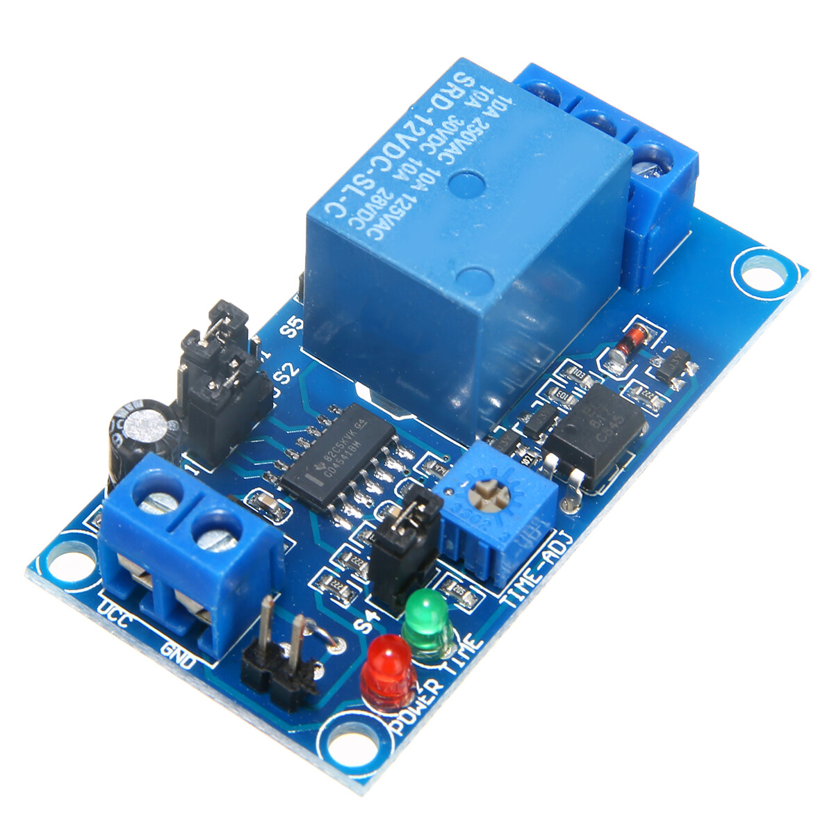 1pc New DC 12V Time Delay Relay Module Circuit Timer Timing Board Switch Trigger