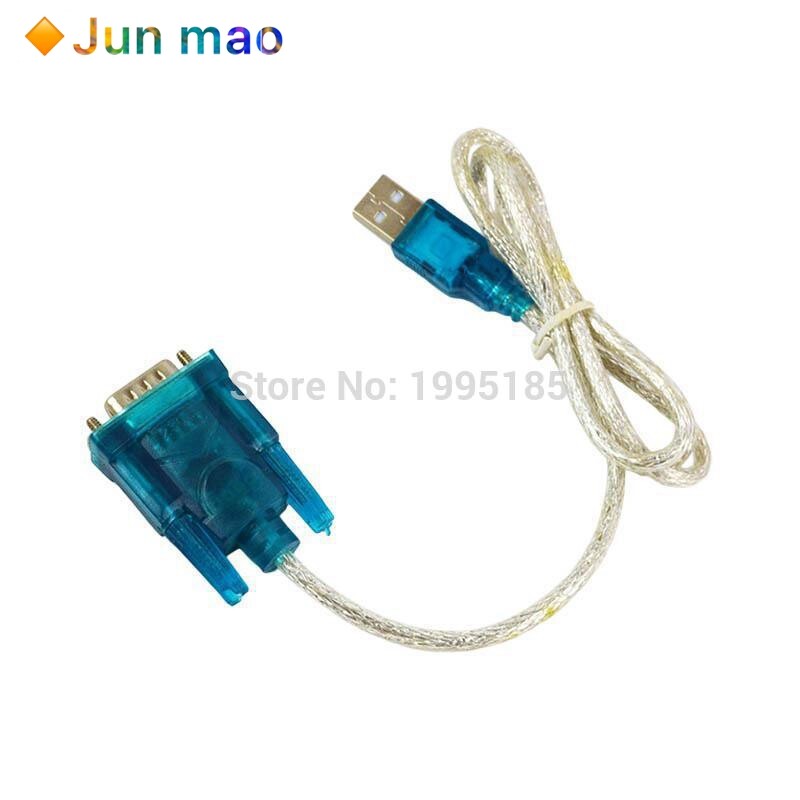 2016 1pcs rs-232 hl-340 usb to rs232 hl340 com port serial pda 9 pin db9 cable adapter support windows7 64