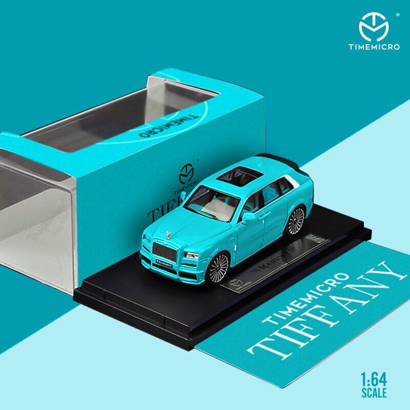 Timemicro 1:64 Rolls-Royce Cullinan Tiffany Blue Simulation Model Car