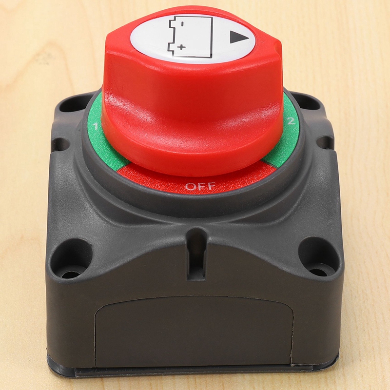 3 Position Disconnect Isolator Master Switch, 12-60V Battery Power Cut Off Kill Switch, Fit for Car/Vehicle/RV/Boat/Marine, 200/1250 Amps Waterproof