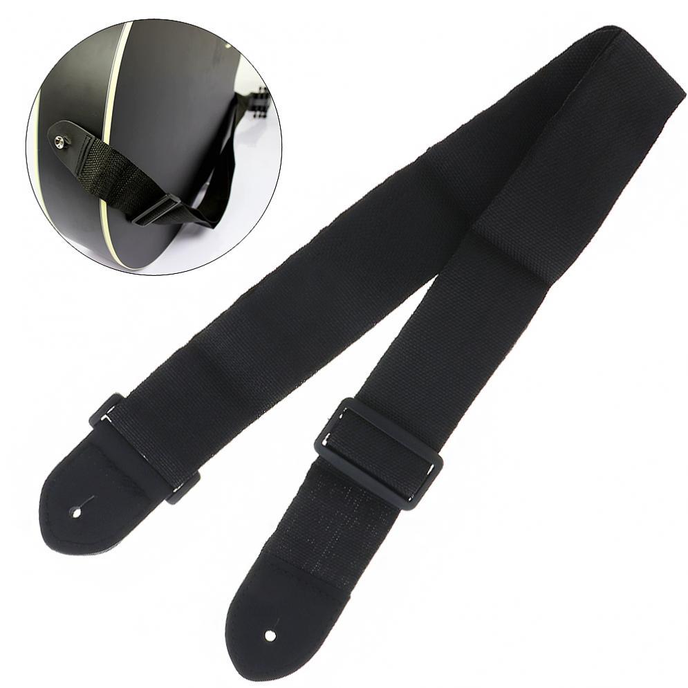 Dây Đeo Đàn Guitar Bằng Nylon Có Thể Điều Chỉnh Phổ Biến SLADE 68-124Cm Với Đầu Bằng Da PU Cho Người Chơi Guitar