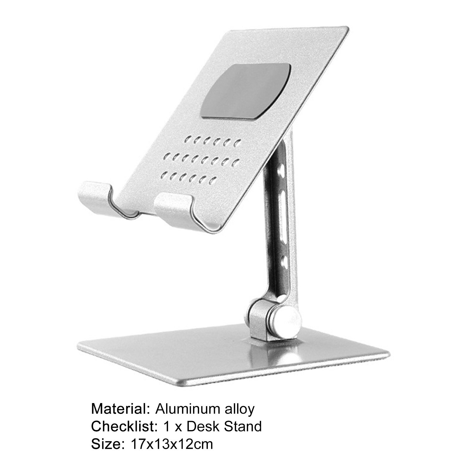 Large Storage Desktop Stand Foldable Adjustable Universal Tablet Holder Desk Bracket Smartphone Stand for Watching TV Desk Bracket Anti-scratch