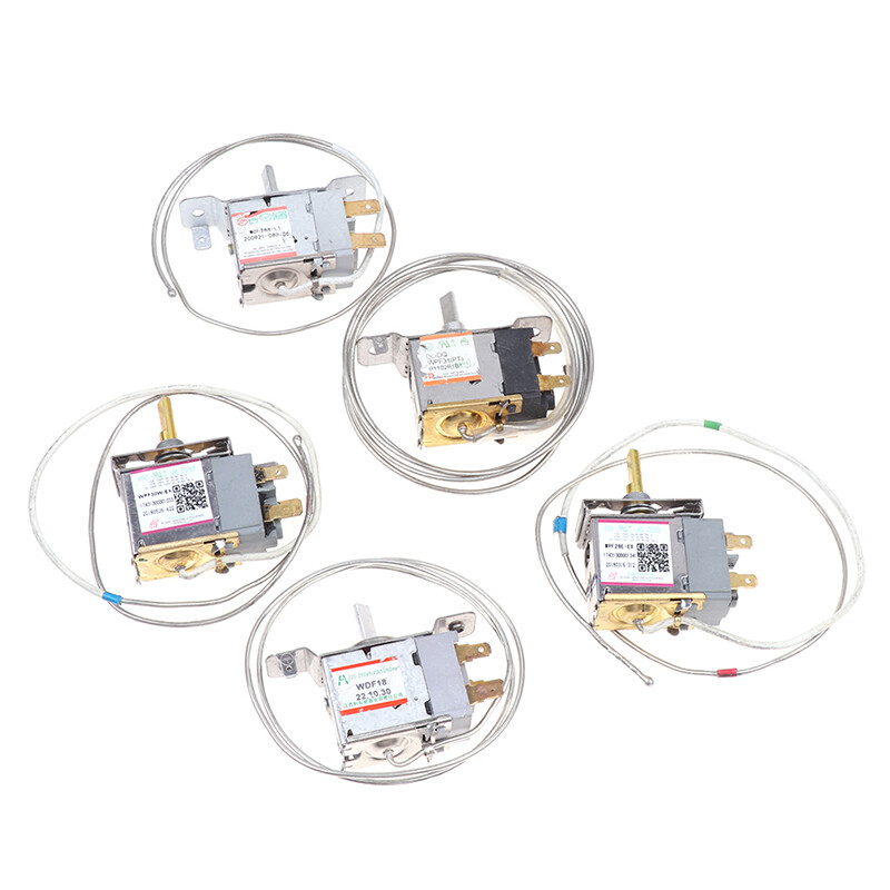 [Carmelun] WPF22-L 2/3Pin Refrigerator Thermostat Household Metal Temperature Controller