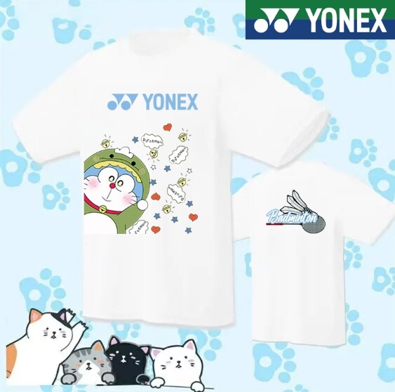 YONEX Shirt 2023 New Badminton Jersey All England Culture Shirt YY Quick Dry Men's Women's T-shirt Badminton Jersey Football Japan Jersey Match Team Jersey