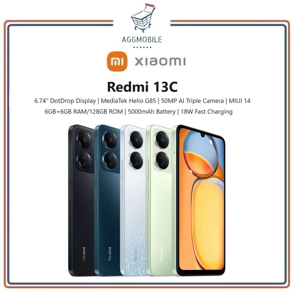 My Redmi 13c 6gb6gb Extended Ram 128gb Rom 1 Year Warranty By Xiaomi Malaysia Lazada 9475