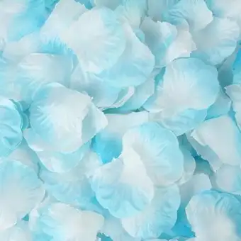 2000pcs Lifelike Artificial Silk Red Rose Petals Decorations For