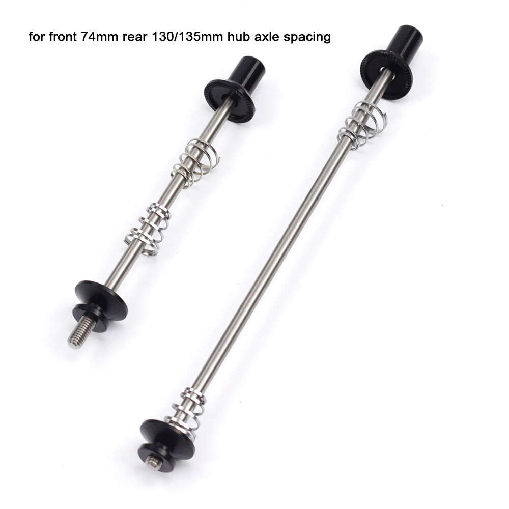 Titanium Skewers Ti Quick Release MTB Road Bike Hex M6 100mm 74mm 130mm