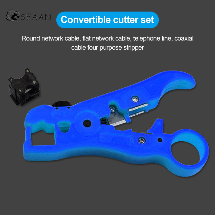 Multi-Functional Electric Stripping Pliers Tools Coaxial Cable Wire Pliers Cutter Striper For UTP/STP RG59 RG6 RG7 RG11