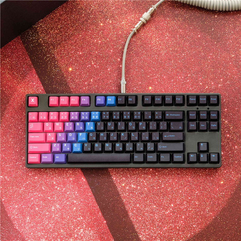 Gradient Keycaps PBT Dye Sublimation Keycap for Mechanical Keyboard Cherry mx Switch Key Caps 129 keys