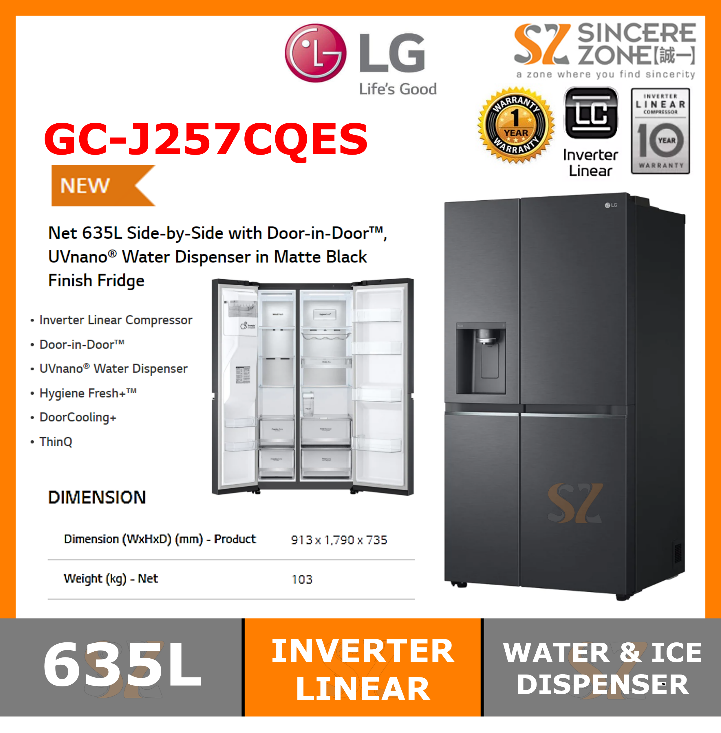 lg gcj257cqes