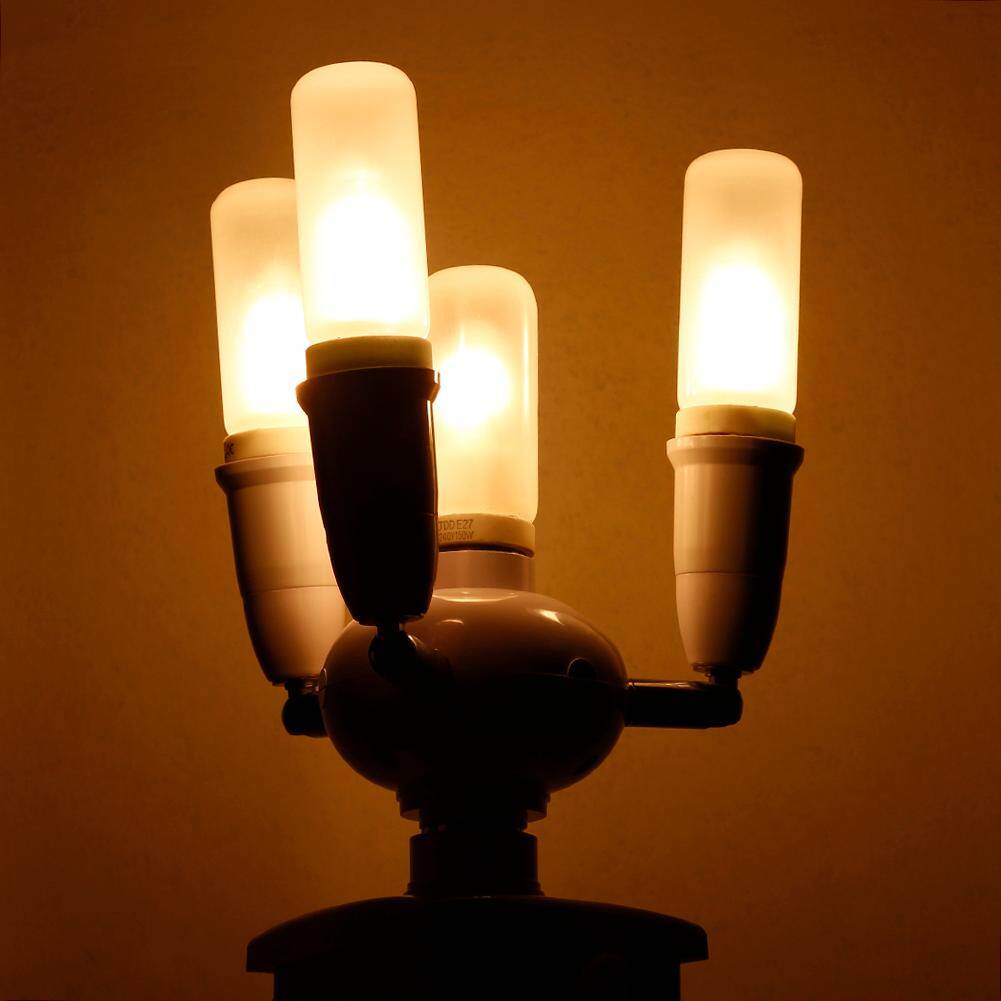 Adjustable Socket Adapter E27 Splitter Lamp Base Converter Light Holder