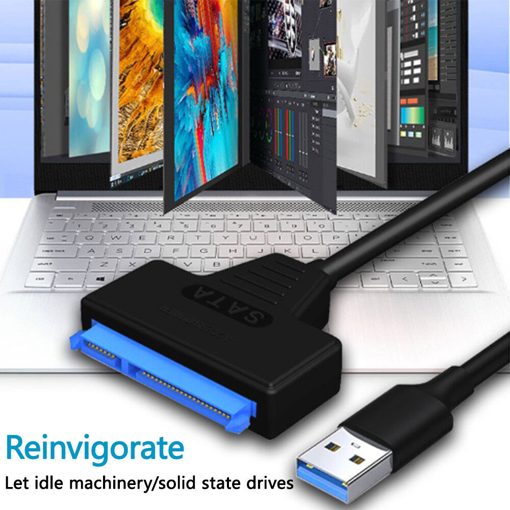 Kéo Dài Cáp SATA Sang Loại USB C USB 3.0 Đến 2.5 SATA III Đầu Chuyển Đổi Ổ Cứng Bộ Chuyển Đổi Bên Ngoài Cho SSD/HDD Truyền Dữ Liệu
