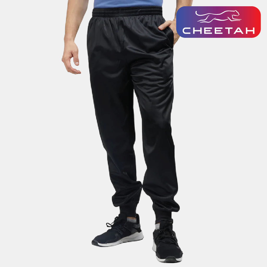 Cheetah Men Regular Fit Polyester Tricot With Zipper Ribbed Cuff