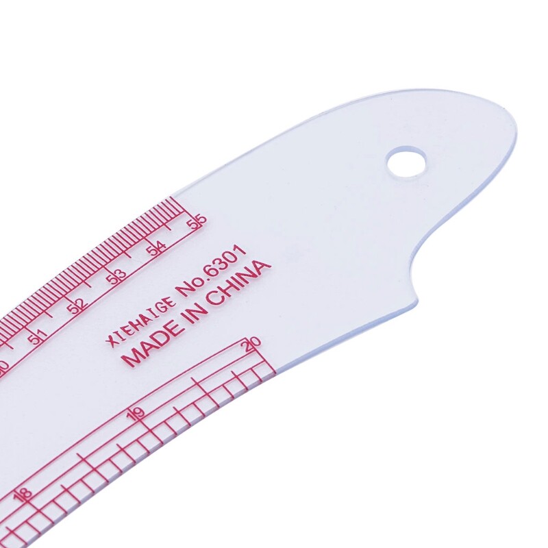 Plastic Sewing Square Curve Ruler Tailor Drawing Craft Tool DIY Supply Tool
