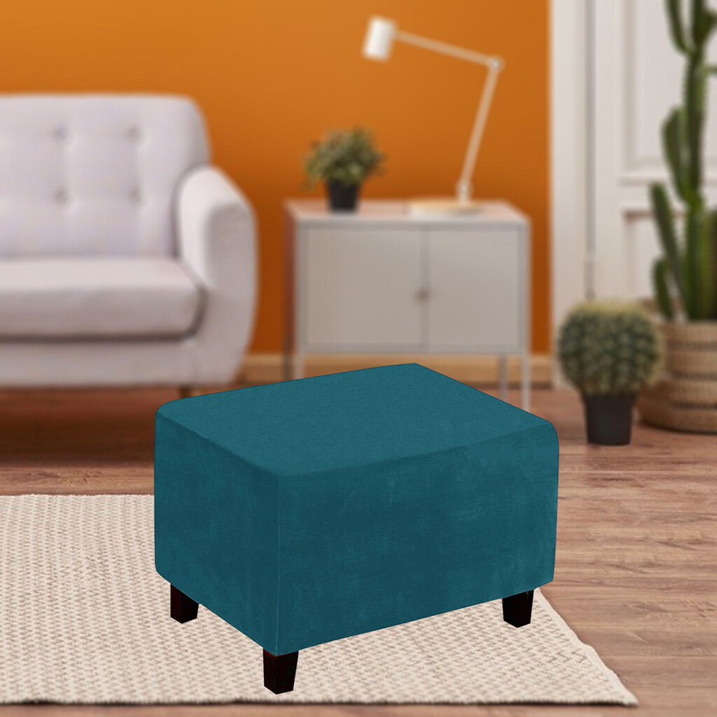 Darling Baby เท้า Slipcover ยืดกำมะหยี่ป้องกันฝุ่นอุปกรณ์เสริมห้องนั่งเล่นยืดหยุ่น