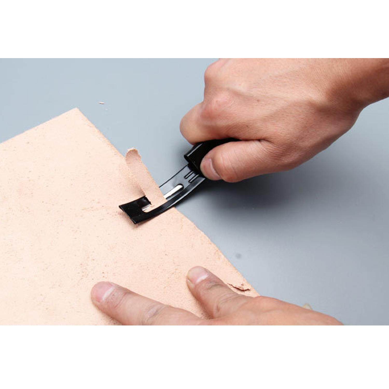Leather Beveler Skiver for Thinning Cutter Cutting Leathercraft Tool Steel HOT