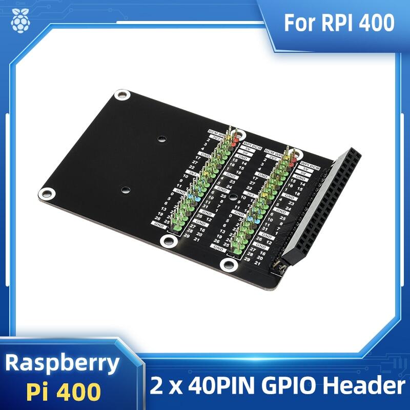 Raspberry Pi 400 Bộ Chuyển Đổi Đầu GPIO 2X40Pin Đầu Mã Màu Bảng Mở Rộng