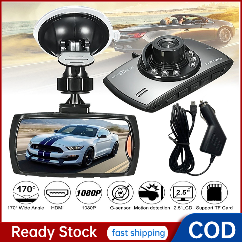 【In Stock】2.5 Inch LCD 1080P Car DVR Camera Dash Cam Video Recorder G-sensor Night Vision