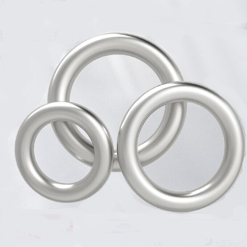 304 Stainless Steel Seamless Ring O-ring Lifting Ring Solid Seamless Steel Ring Connecting Ring Steel Ring M8 M10 M12 M14 M16
