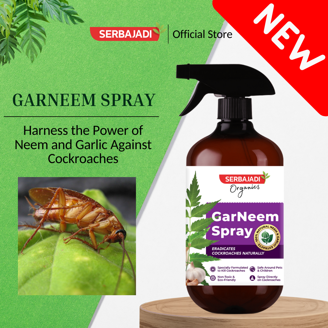Serbajadi GarNeem Spray for Garden Cockroaches Cockroach Control