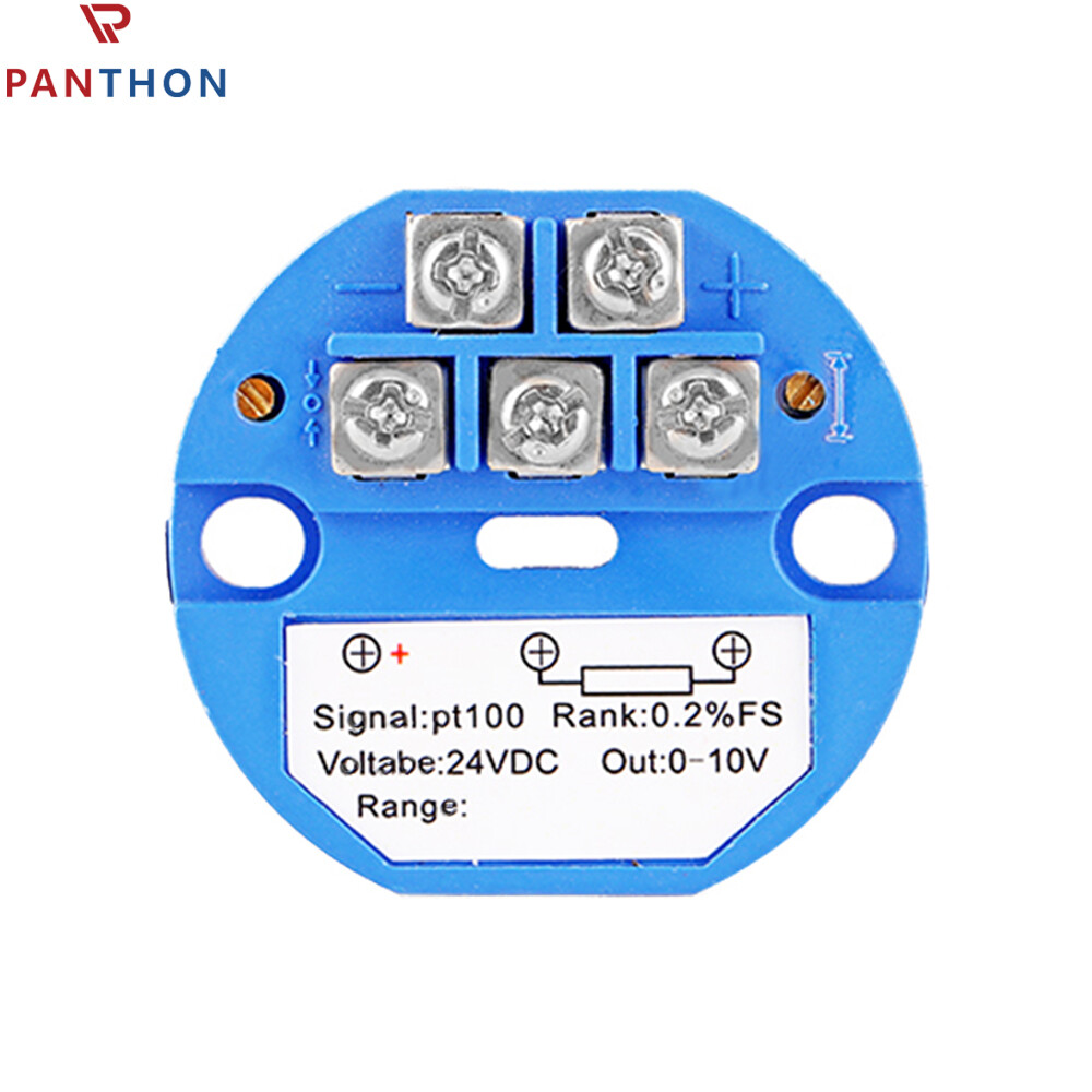 PANTHON PT100 Temperature Sensor Temperature Transmitter Isolated Detector Module -40~ 120 Degree -4-20MA 24V