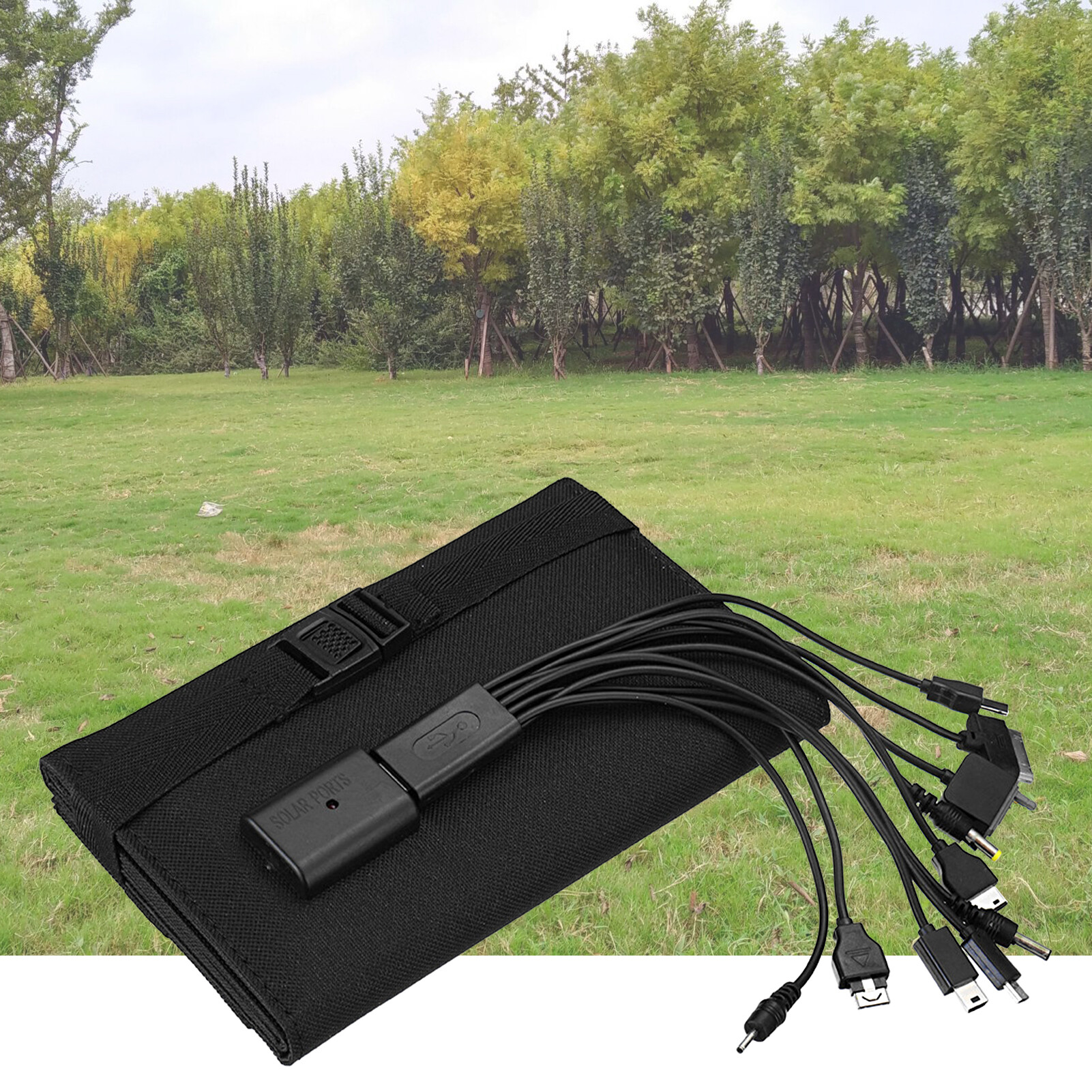 Solar Panel Foldable Ultra-thin Sensitive Fast Charging Waterproof 10W Portable Battery Charger Solar System for Phone Useful Solar Charging