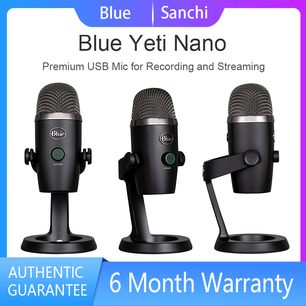 Sanchi Blue Yeti Nano Professional Condenser Usb Microphone With Multiple Pickup Patterns No