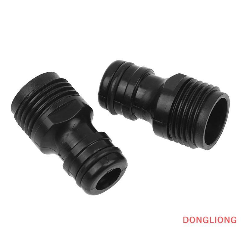 DONGLIONG 2PC 1/2" BSP Threaded Tap Adaptor Garden Water Hose Quick Pipe Connector Fitting