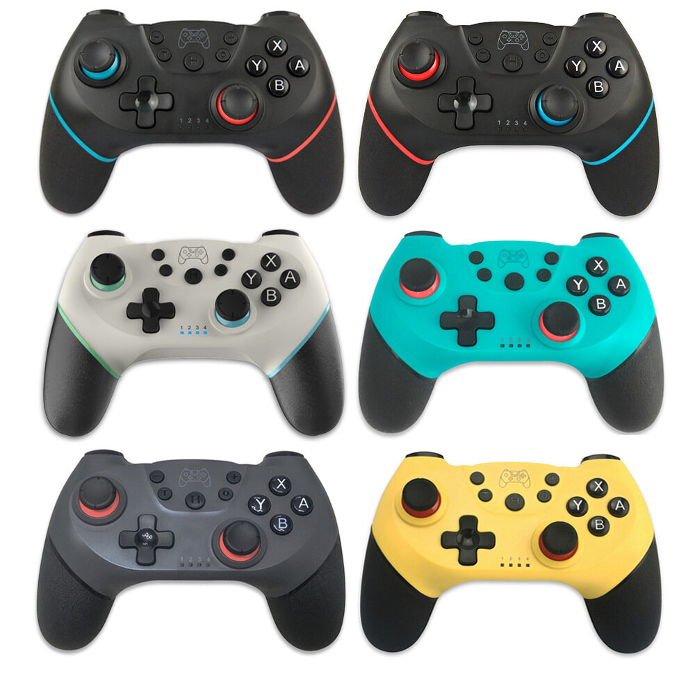 Bộ Điều Khiển Pro Cho Nintendo Switch/Switch Lite/Switch OLED Tay Cầm Rung Bluetooth Joycon Pro Kết Nối PC Máy Tính Xách Tay Trò Chơi Phát Trực Tuyến Điện Thoại NS Switch Pro Tay Cầm Điều Khiển Từ Xa Không Dây Với Điều Khiển Turbo/Chuyển Động