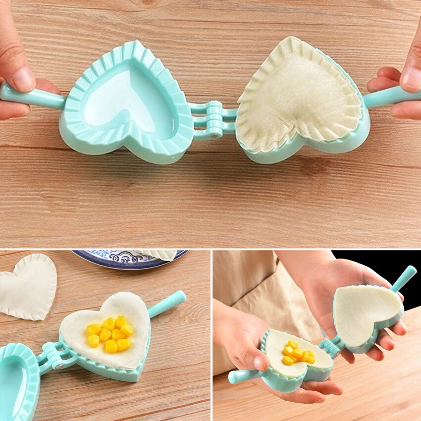 Dụng Cụ Làm Bánh Bao Bộ Khuôn Làm Bánh Ravioli Khuôn Hình Trái Tim Với Kích Thước Khác Nhau Khuôn Hoành Thánh Máy Ép Bột Bộ Dụng Cụ Ép Khuôn Làm Bánh Bao Dụng Cụ Cắt Bánh