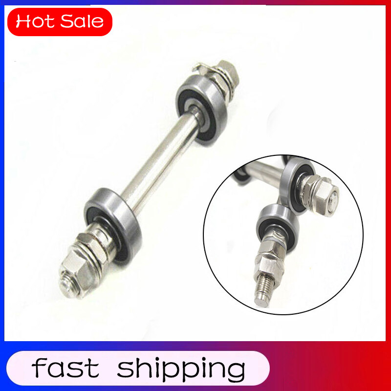 Bicycle Wheel Hub Axle Front Rear Solid Shaft Lever Bike Repair Tool Accessory