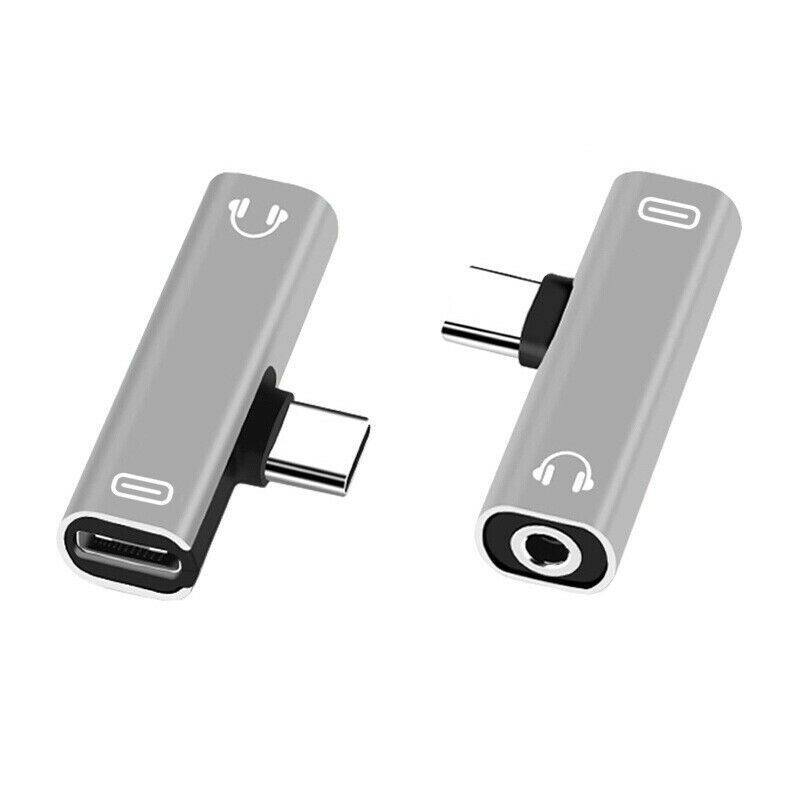Type C USB C to 3.5mm Aux Audio Cable Earphone External Microphone Audio Jack Headphone Mic Adapter