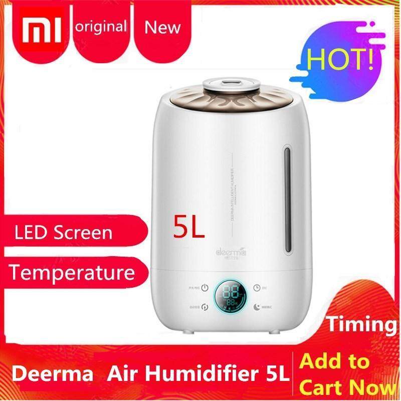 Original Xiao mi Mijia Deerma DEM - F500 Air Humidifier 5L Large Capacity Quiet Aroma Ultrasonic Fog Creator Singapore