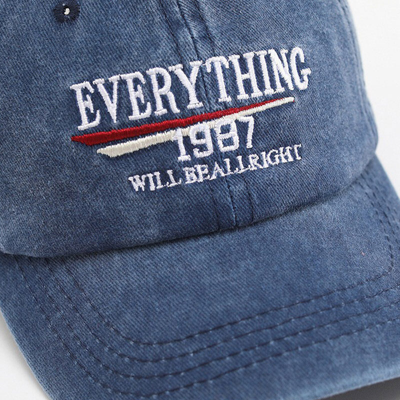 Boys Cools Letter Embroidered Baseball Cap Soft Top Visor Cap for Boys Versatile Washed Old Hat