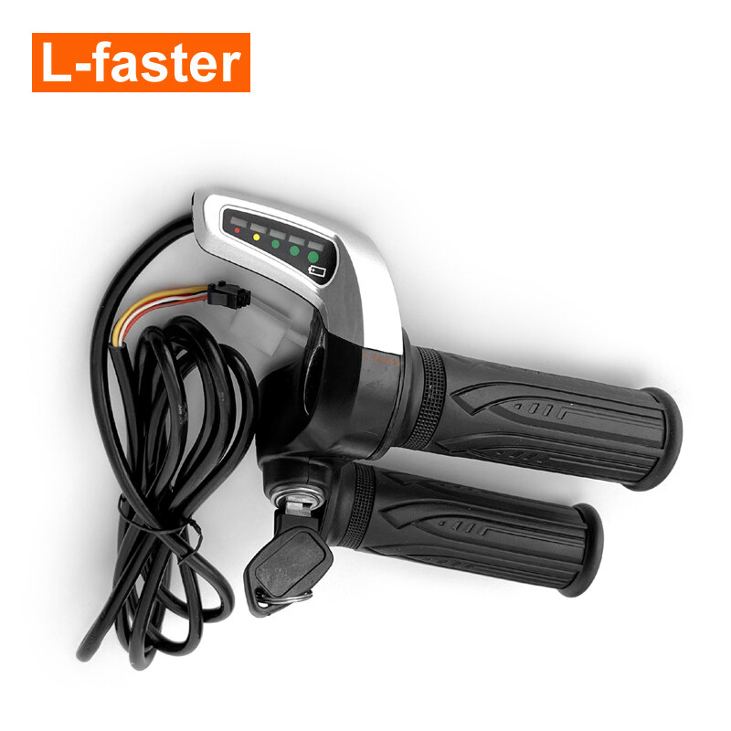 24V/36V/48V Electric Bike Throttle Grip Scooter Voltage LED Indicator