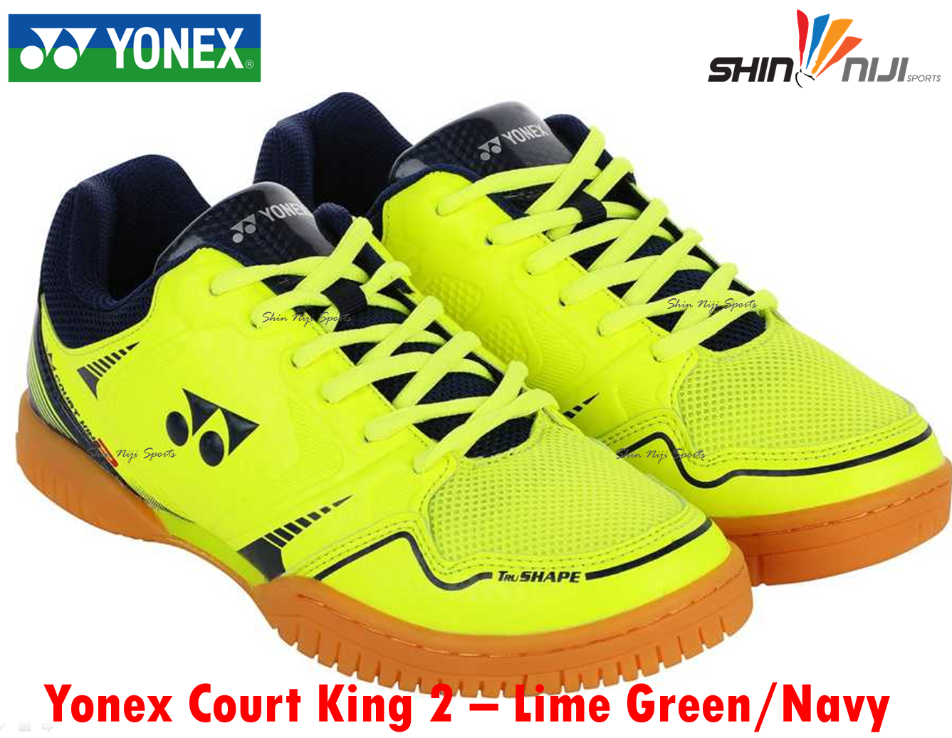 Yonex Badminton Shoes Court King 2 Lime 