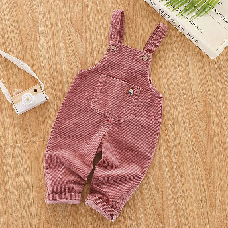 DIIMUU Toddler Baby Boys Jumpsuits Overalls Kids Fashion Pockets Playsuits for 1 2 3 4 Years