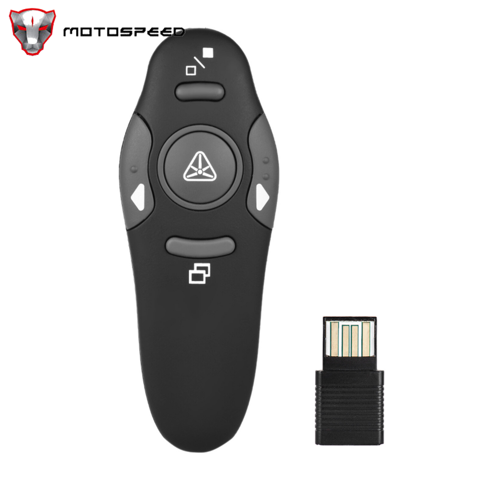 KKmoon 2.4GHz Wireless USB Powerpoint Presentation PPT Flip Pen Pointer Clicker Presenter with Red Light Remote Control for Teacher Lecturer Professor Scholar