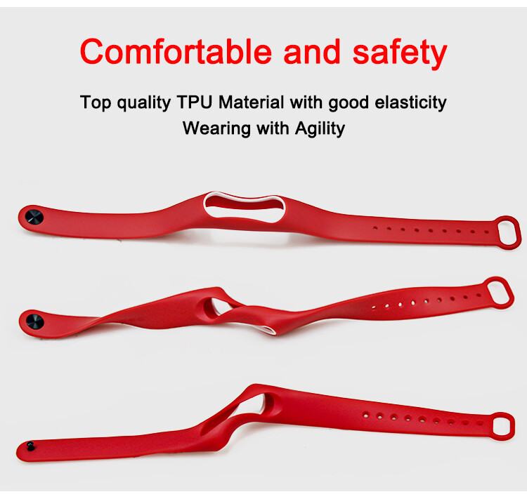 VUAERANG Double color silicone strap for miband 2 strap accessories replacement silicone wrist strap for xiaomi 2 smart bracelet