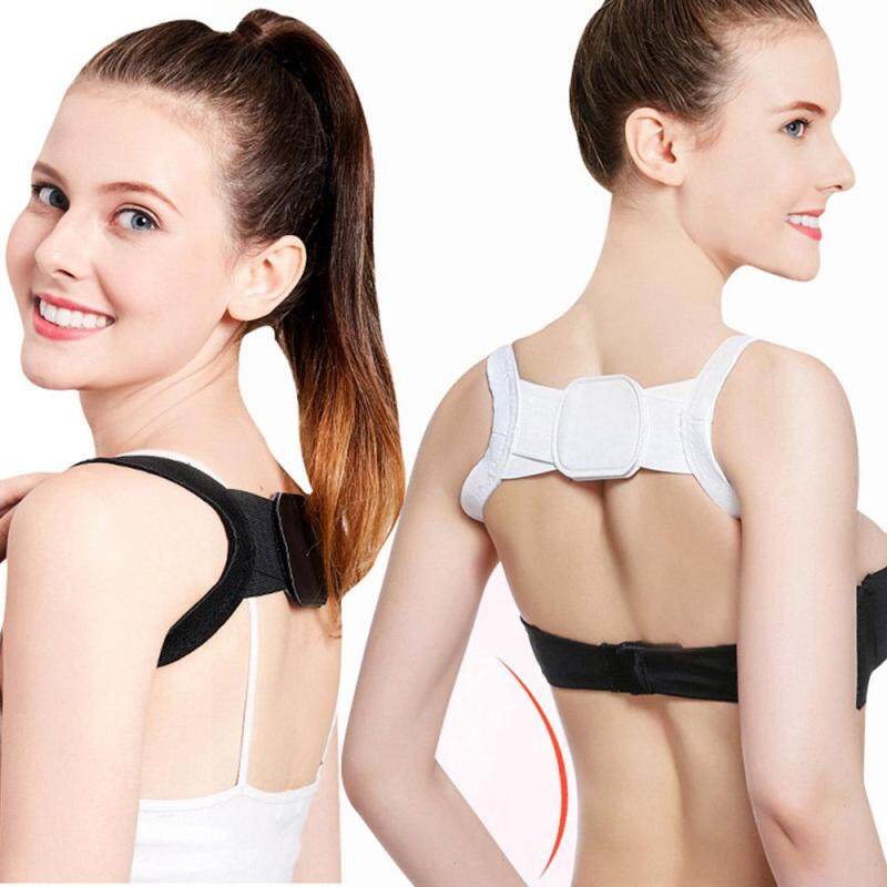 Trở Lại Tư Thế Corrector Dây Lưng Thẳng Sửa Vô Hình Dây Đeo Vai Đệm Thoáng Khí Hở Lưng Chỉnh Hình Nẹp (Trắng)