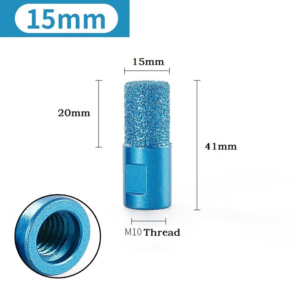 Blue Milling Cutting Diamond Particles Efficient Performance M10 Thread