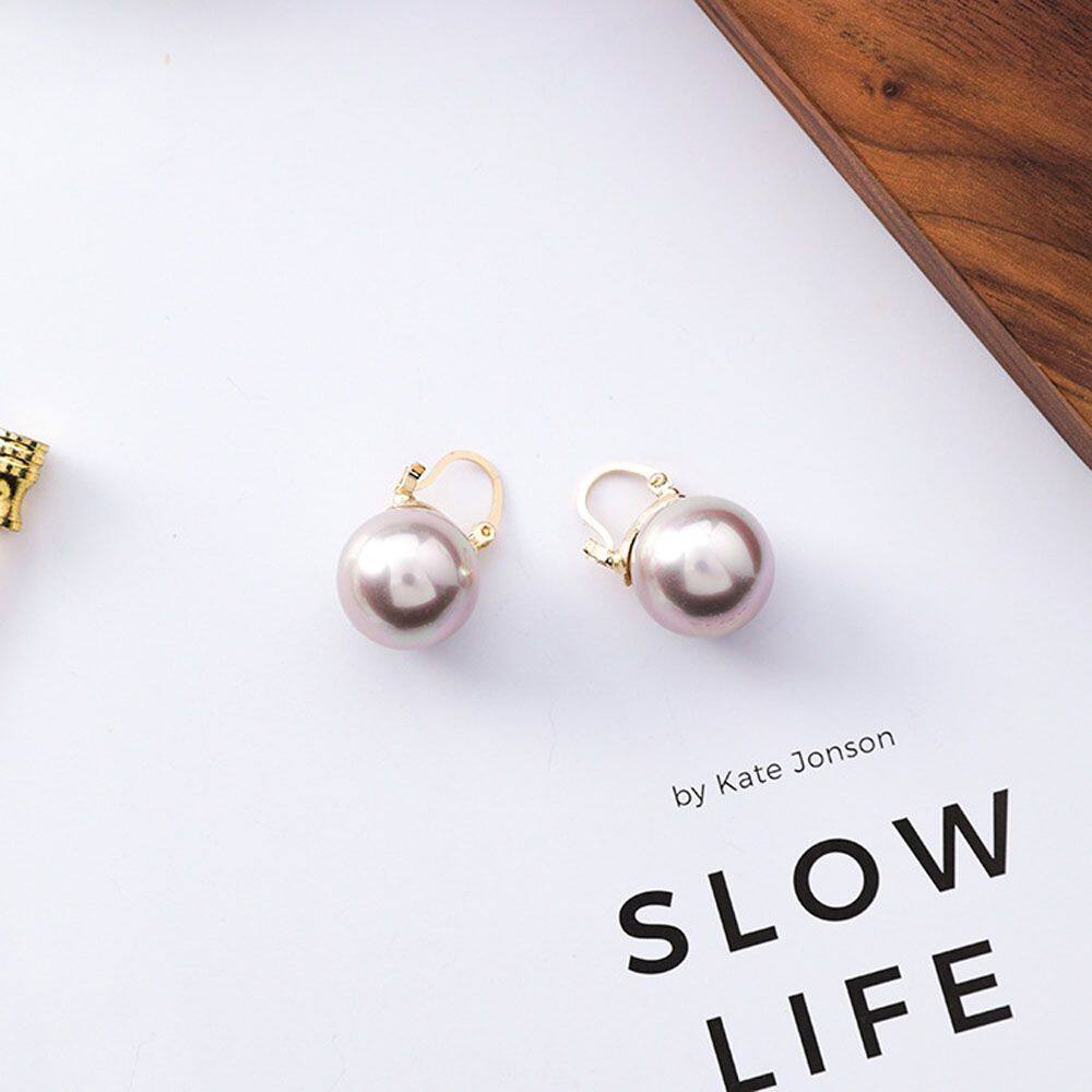 Wedding Party Korean Style For Women Round Pendant Simulated Pearl Geometric Ball Dangle Earrings Hoop Earrings Jewelry Drop Earrings