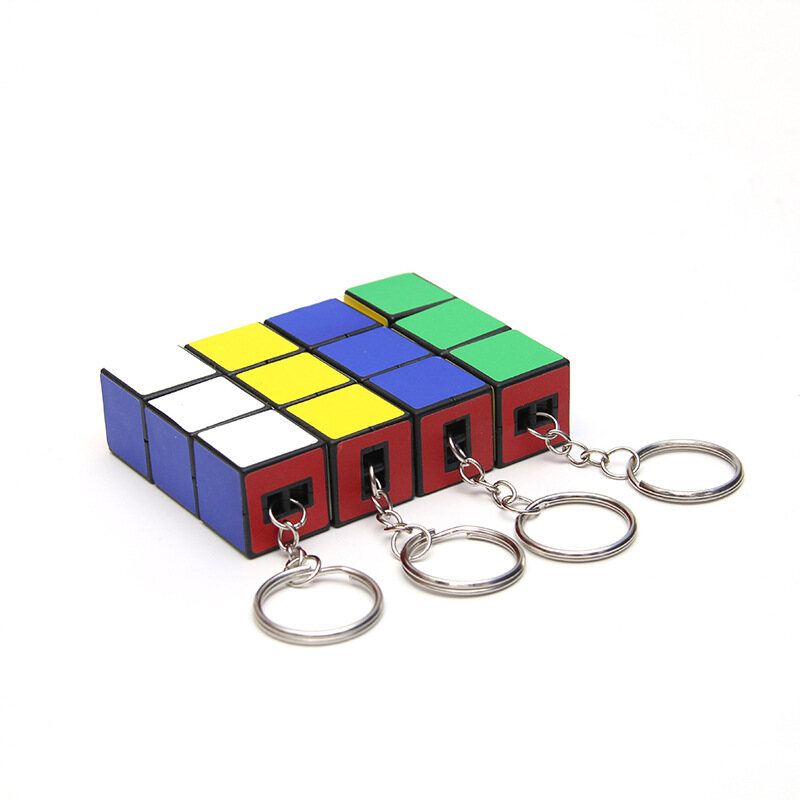 Vòng Chìa Khóa Khối Rubik Thông Minh Bán Chạy Nhất Đồ Chơi Nhỏ Vui Nhộn Vòng Chìa Khóa Mặt Dây Chuyền Mini Vòng Chìa Khóa KHỐI Rubik A47