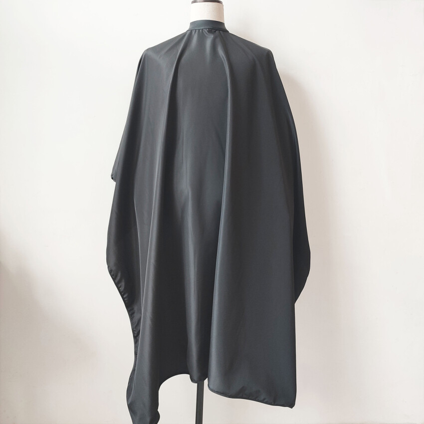 Kids Adult Hairdressing Shawl Robe Hair Salon Hood Beauty Apron Unisex Black Cape