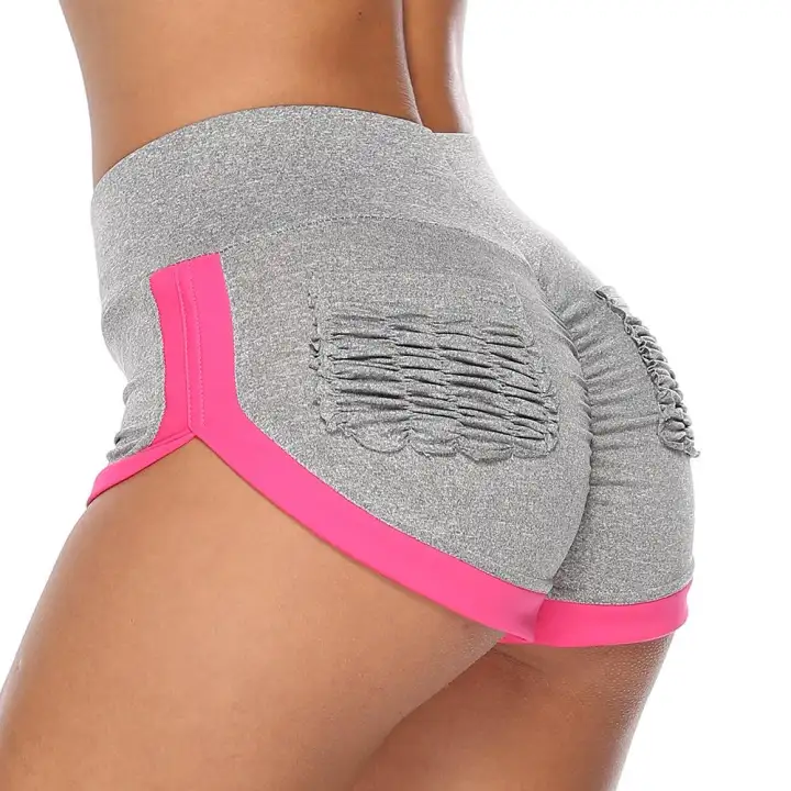 Summer Women Hot Yoga Sport Mini Shorts 