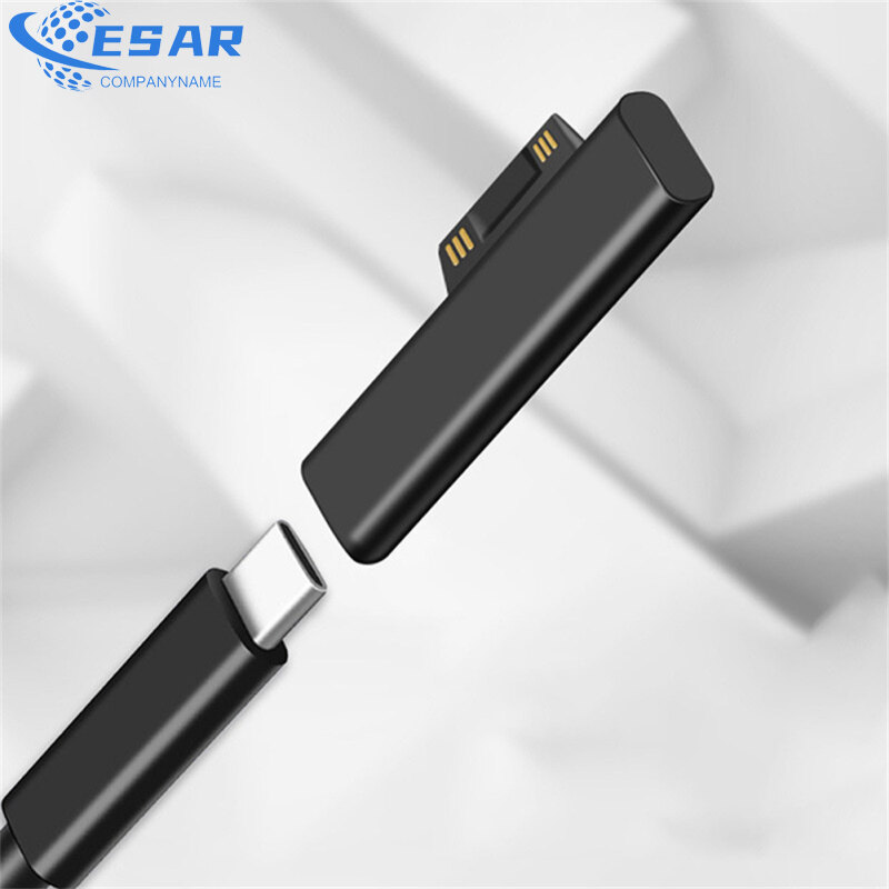 Bộ Chuyển Đổi Sạc Usb Type-C Bộ Chuyển Đổi Nguồn Tương Thích Cho Microsoft Surface Pro8/9/7/6/5/4/Book3