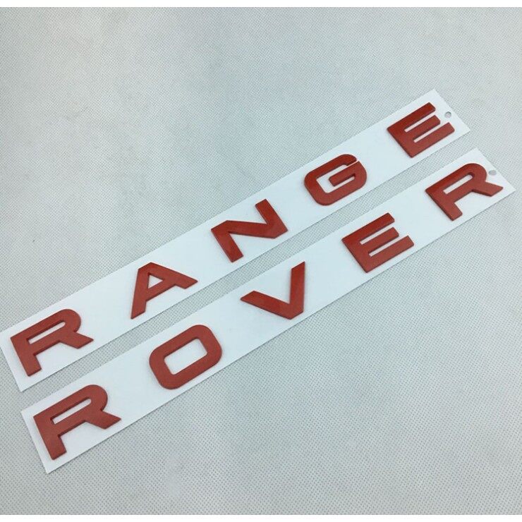 Fashion car logo range rover english letter stickers
