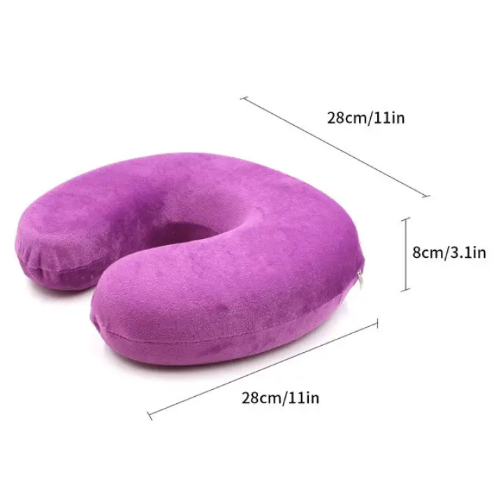 airplane pillow size