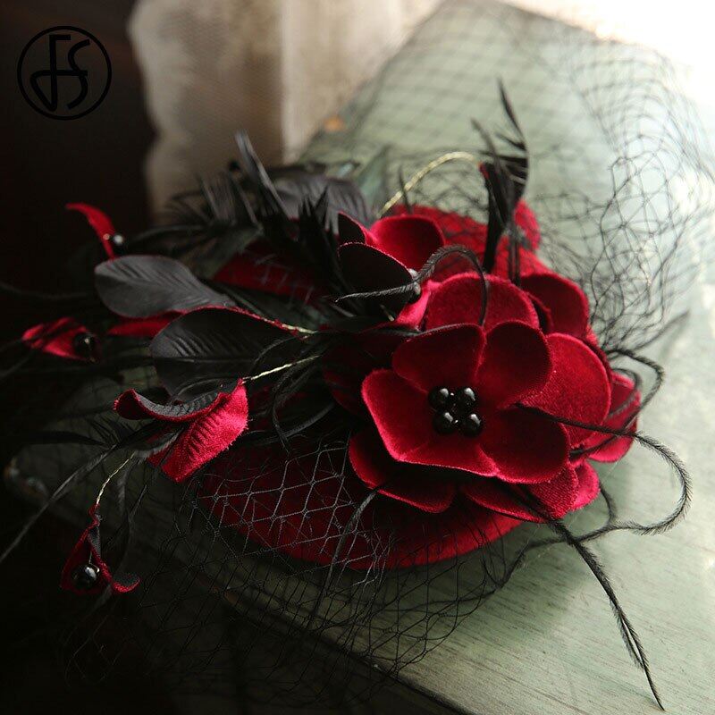 Lady Hat Black Veil - Best Price in 