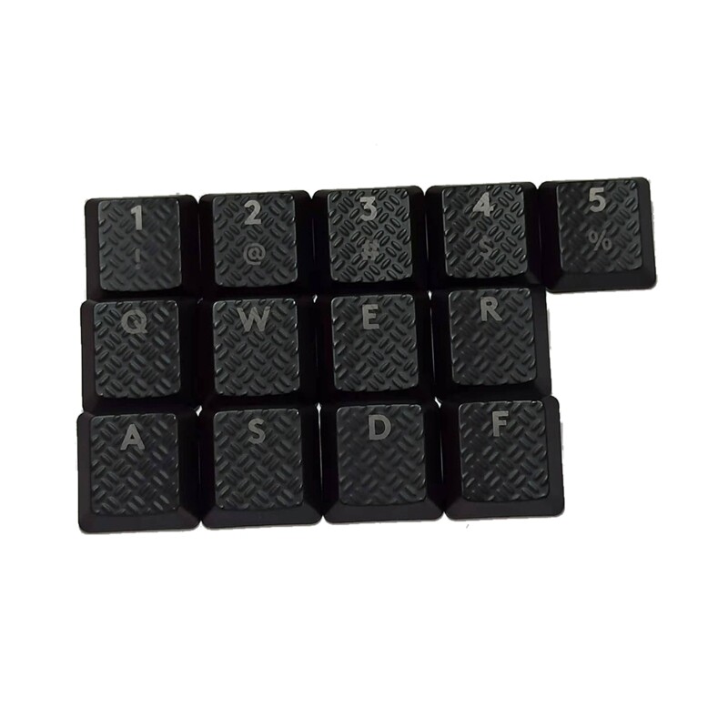 Diy custom keyboard keys 13pcs pbt backlit keycap with texture non-slip cover for logitech g915tkl keyboard g915 g913